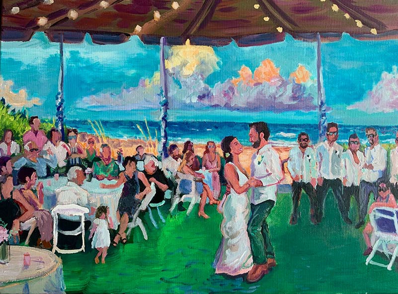Un Pintor en su boda: ¡una tendencia en alza!